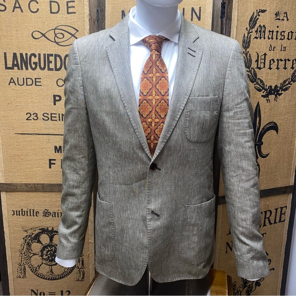NWOT Bogosse Linen Blazer, 40R (European 50)